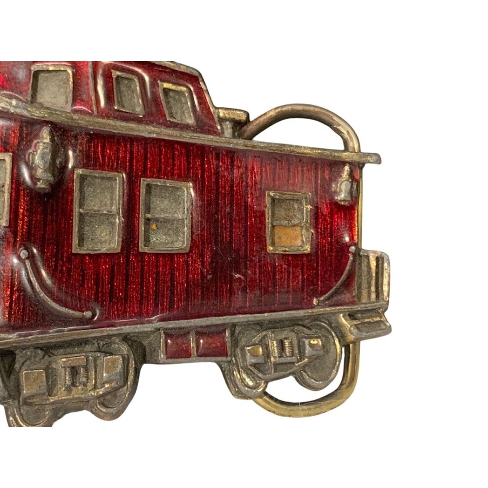 Vintage The Great American Chicago Belt Buckle Train Caboose 1979 (1151) - Picture 4 of 5